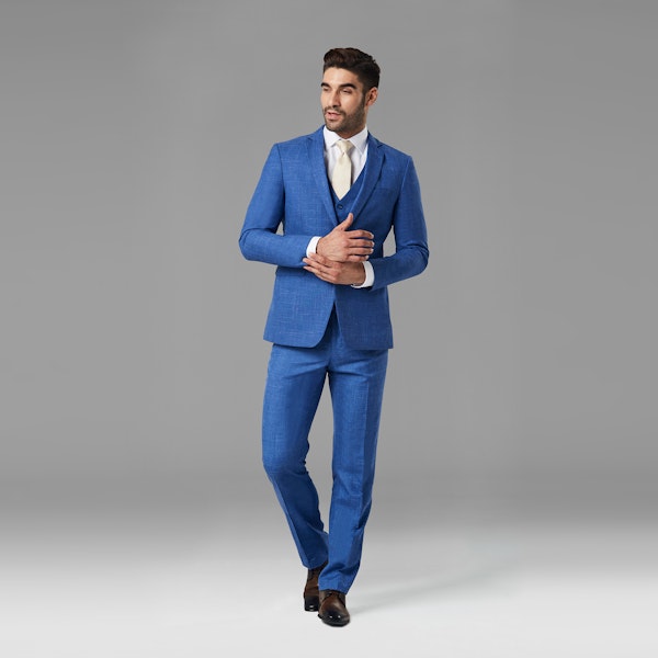 Indigo Blue Notch Lapel Suit
