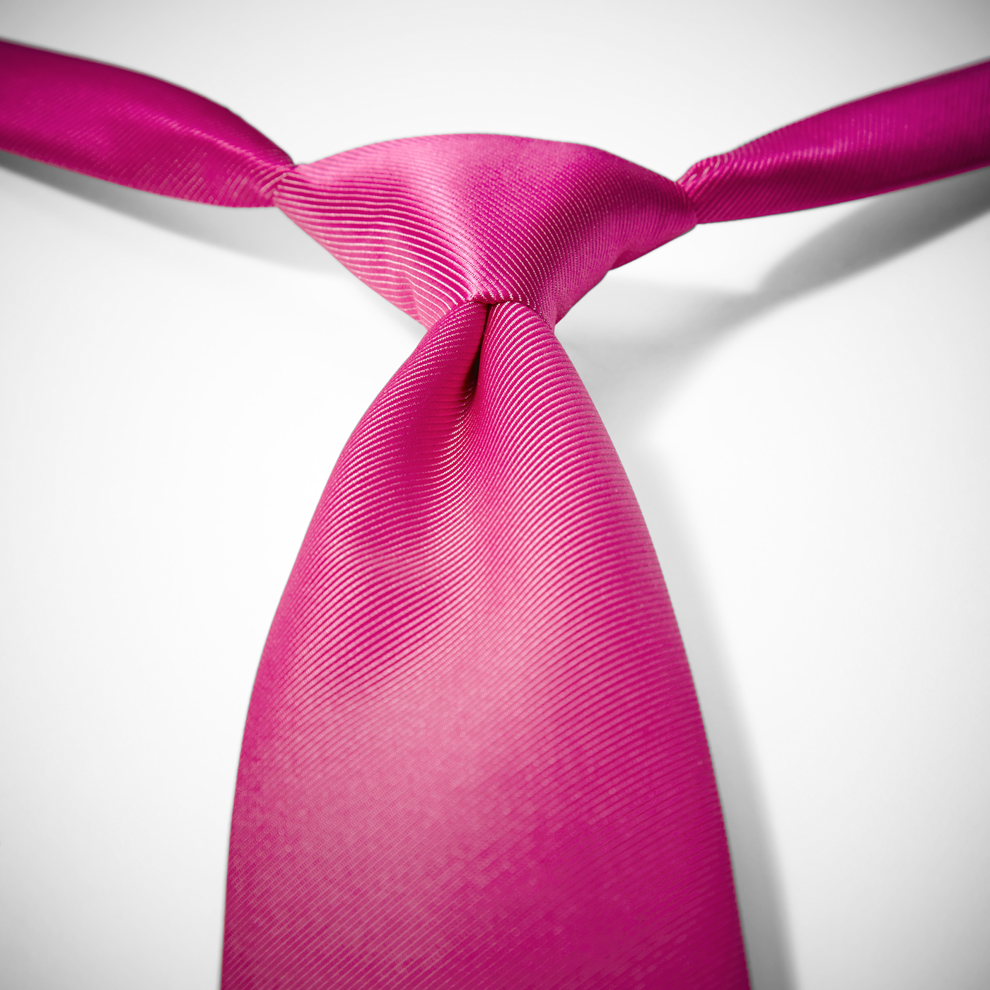 Bright Pink Pre-Tied Tie