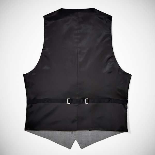 Light Gray Tailored Tux Vest