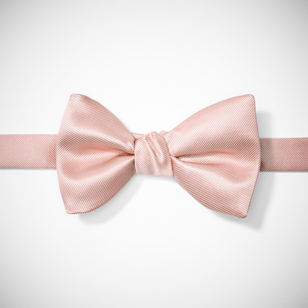 Blush Pre-Tied Bow Tie