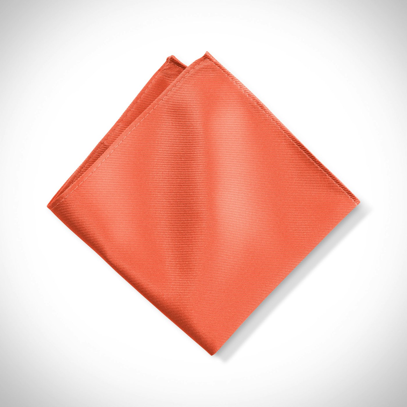 Dark Orange Pocket Square