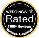 Wedding Wire 1100+ reviews.