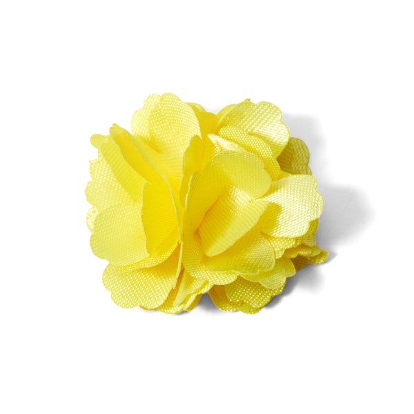 Canary Carnation Lapel Pin
