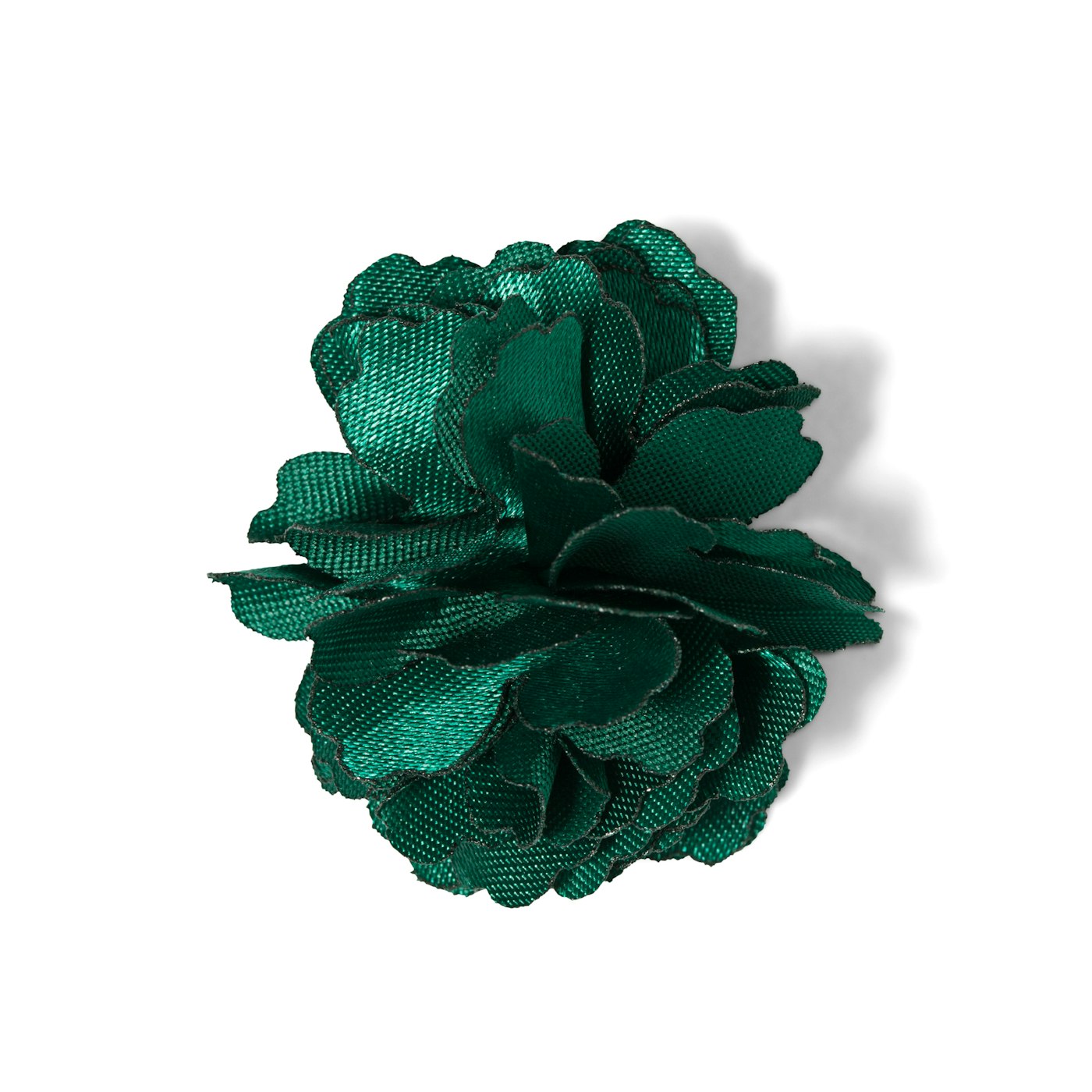 Emerald Carnation Lapel Pin