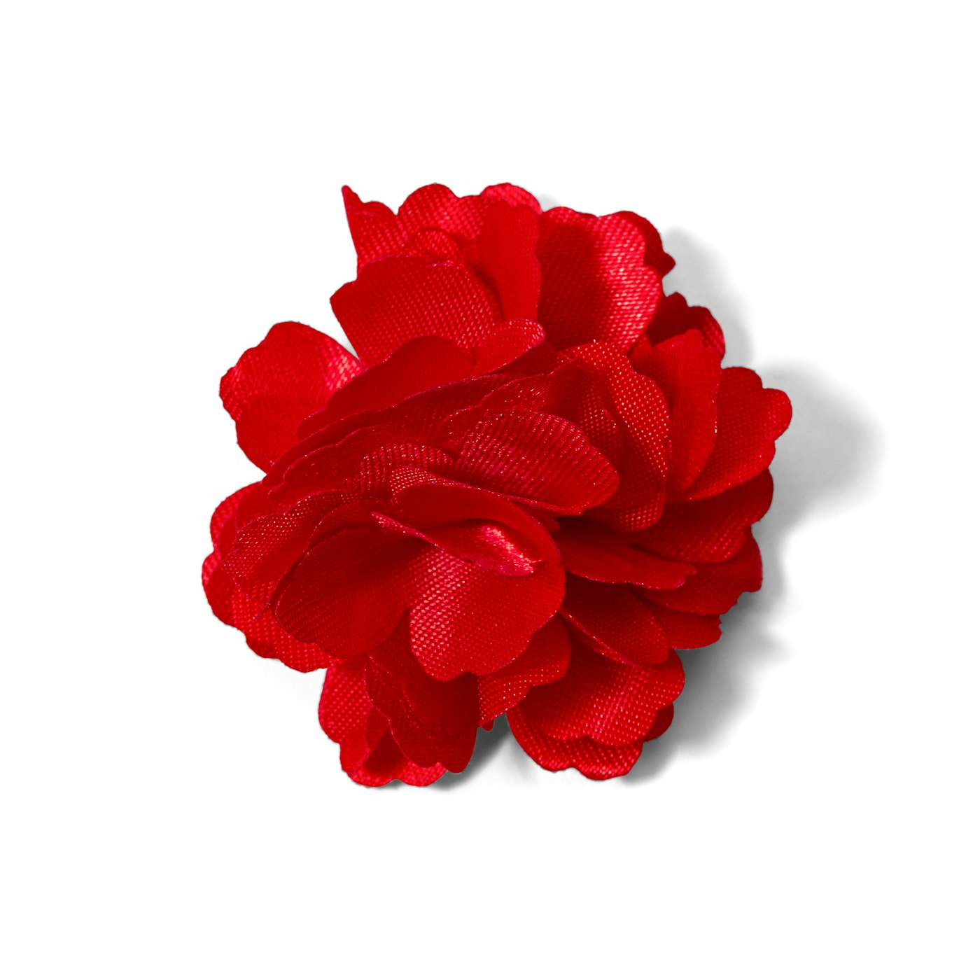 Ruby Carnation Lapel Pin