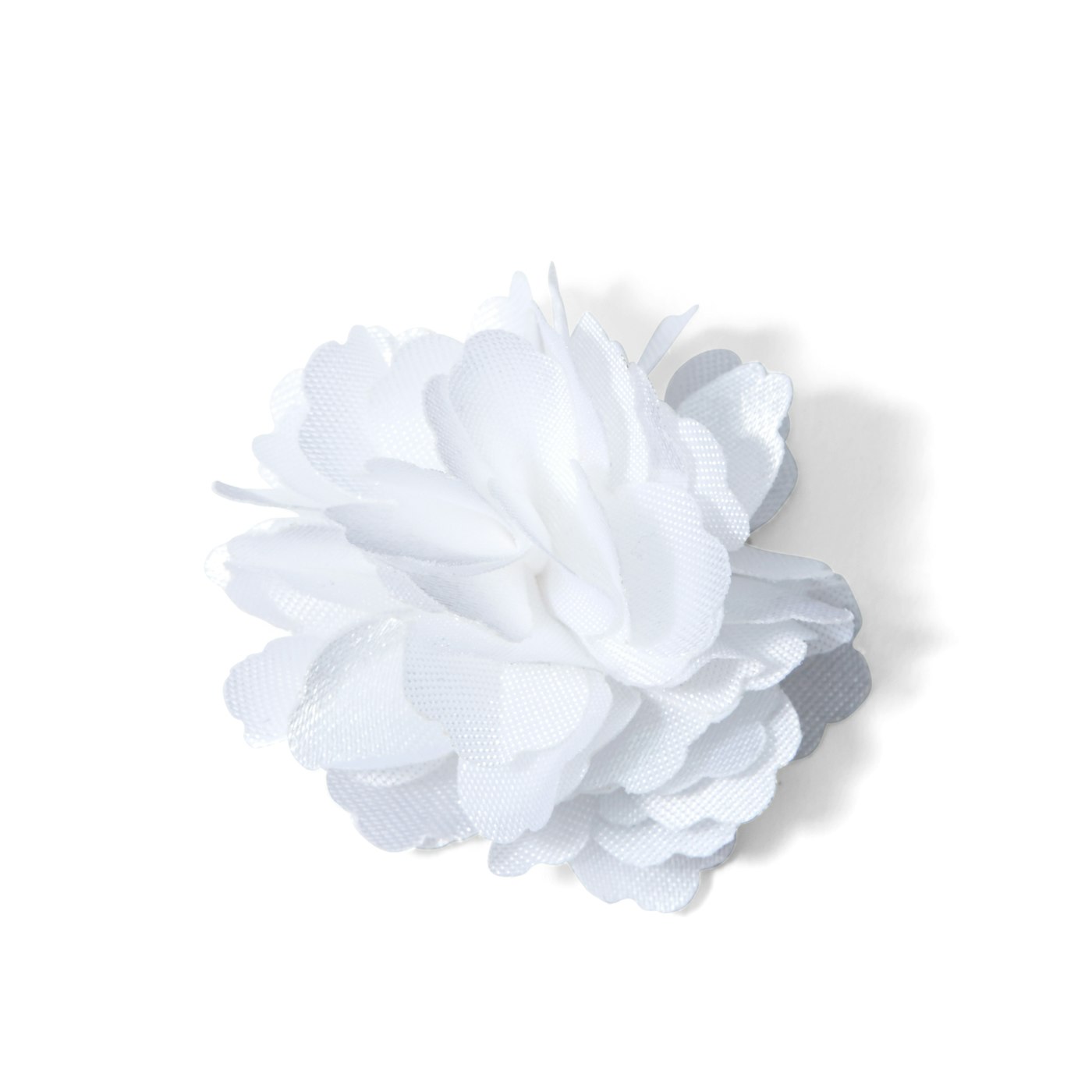 White Carnation Lapel Pin
