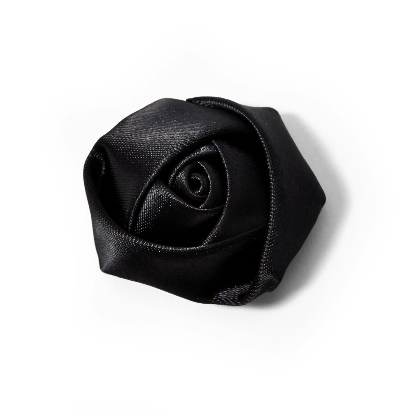 Black Rose Lapel Pin