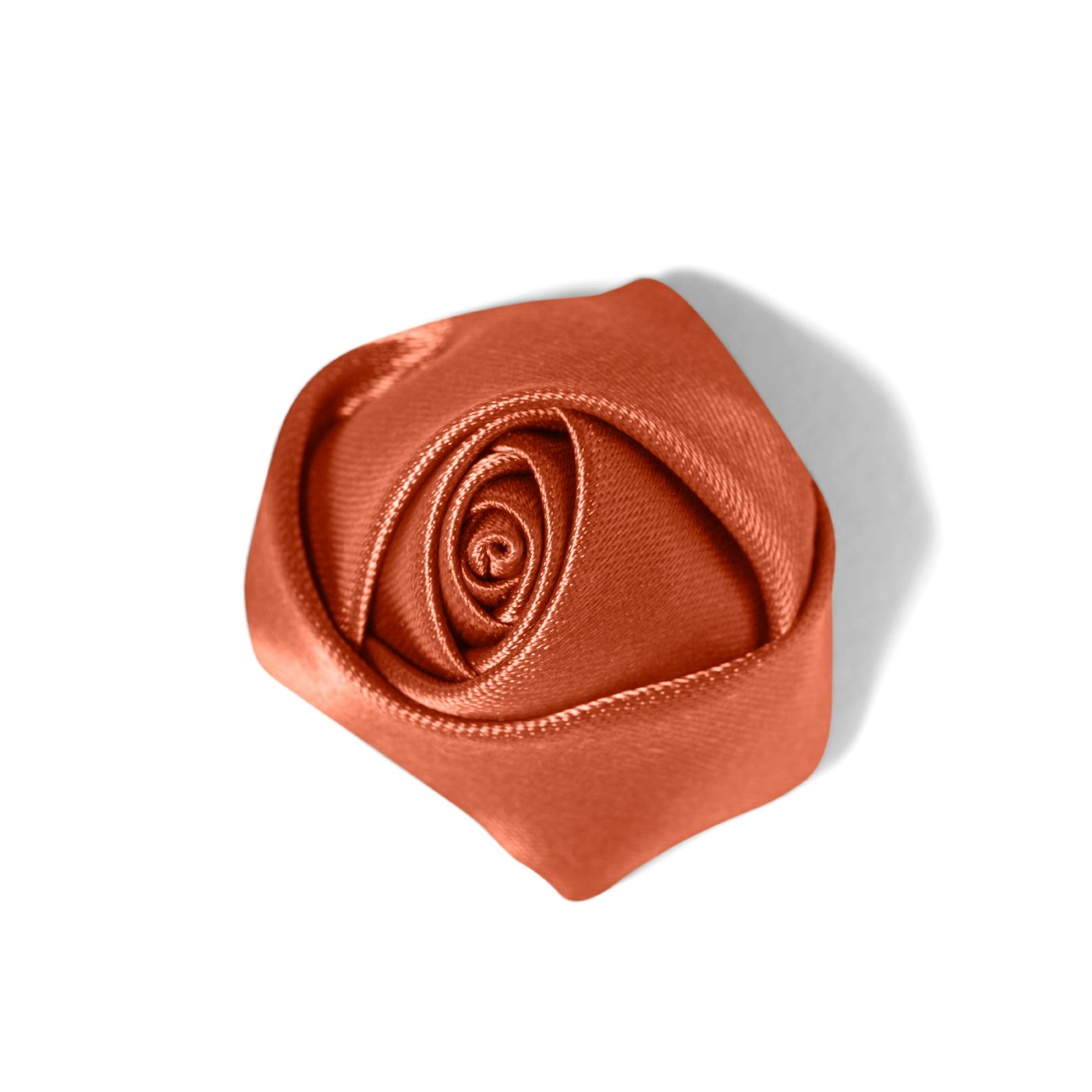 Dark Orange Rose Men's Lapel Pin