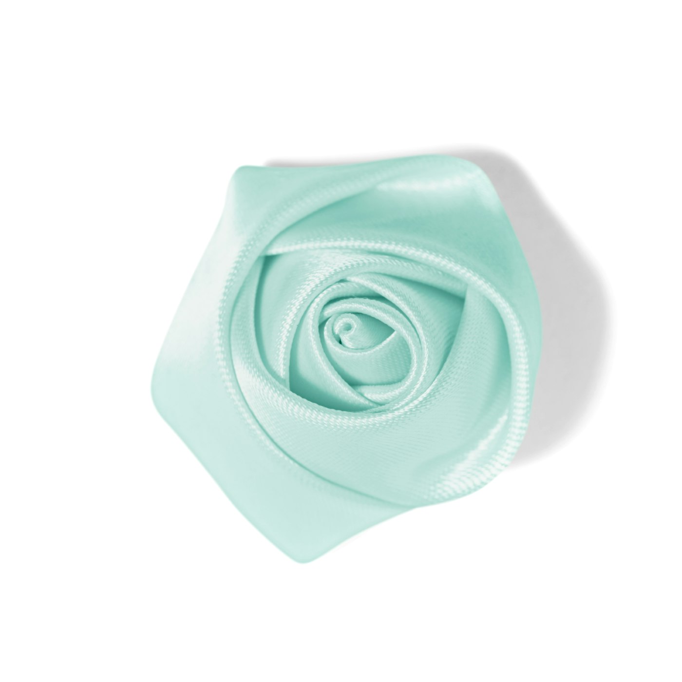 Men's Rose Lapel Pin: Mint