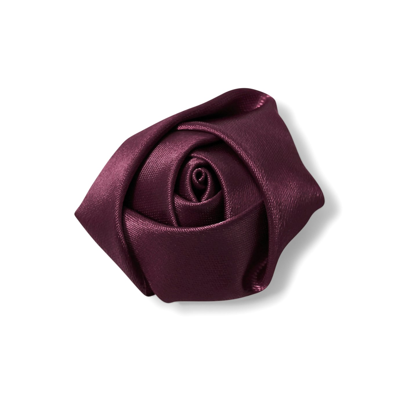 Wine Rose Lapel Pin
