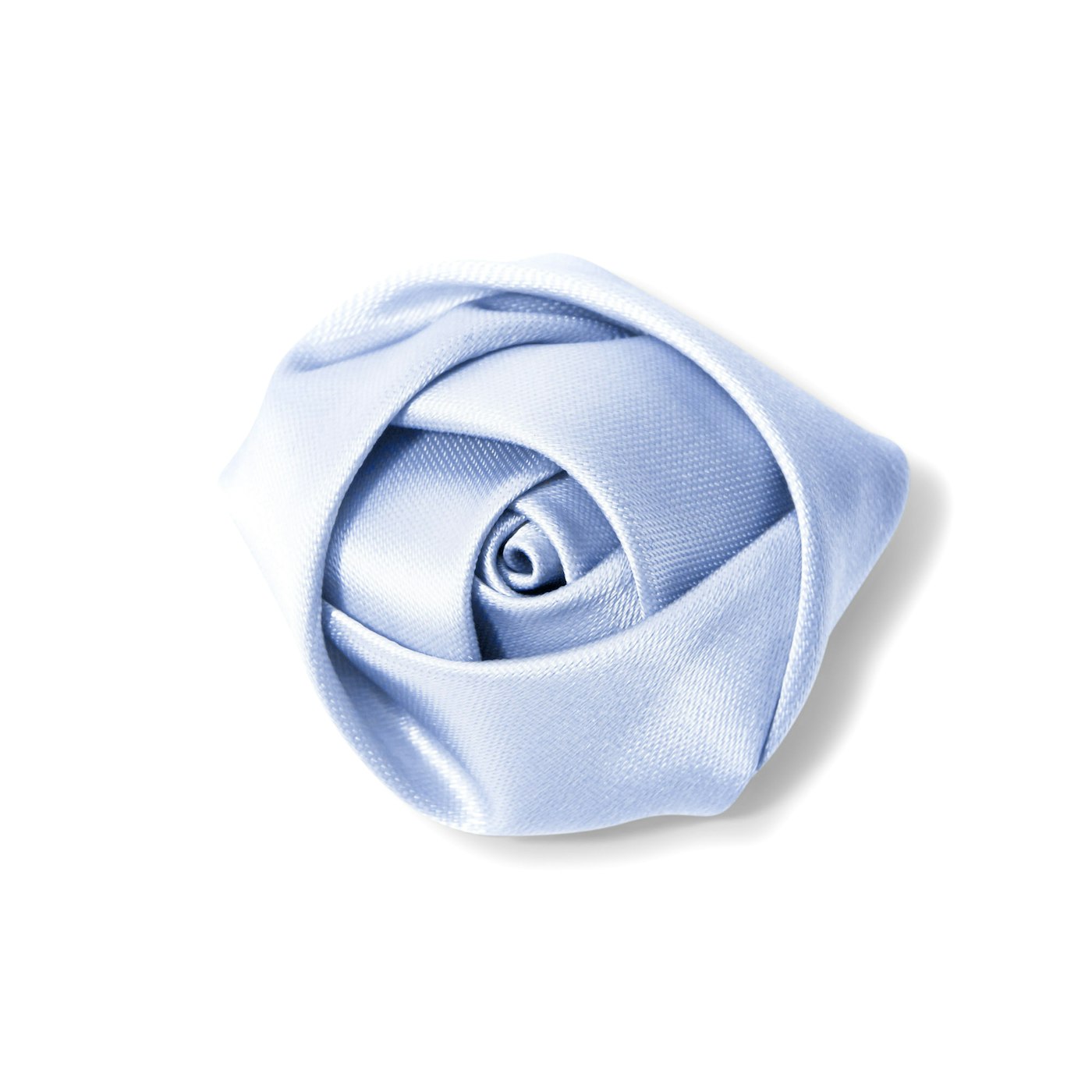 Ice Blue Rose Lapel Pin
