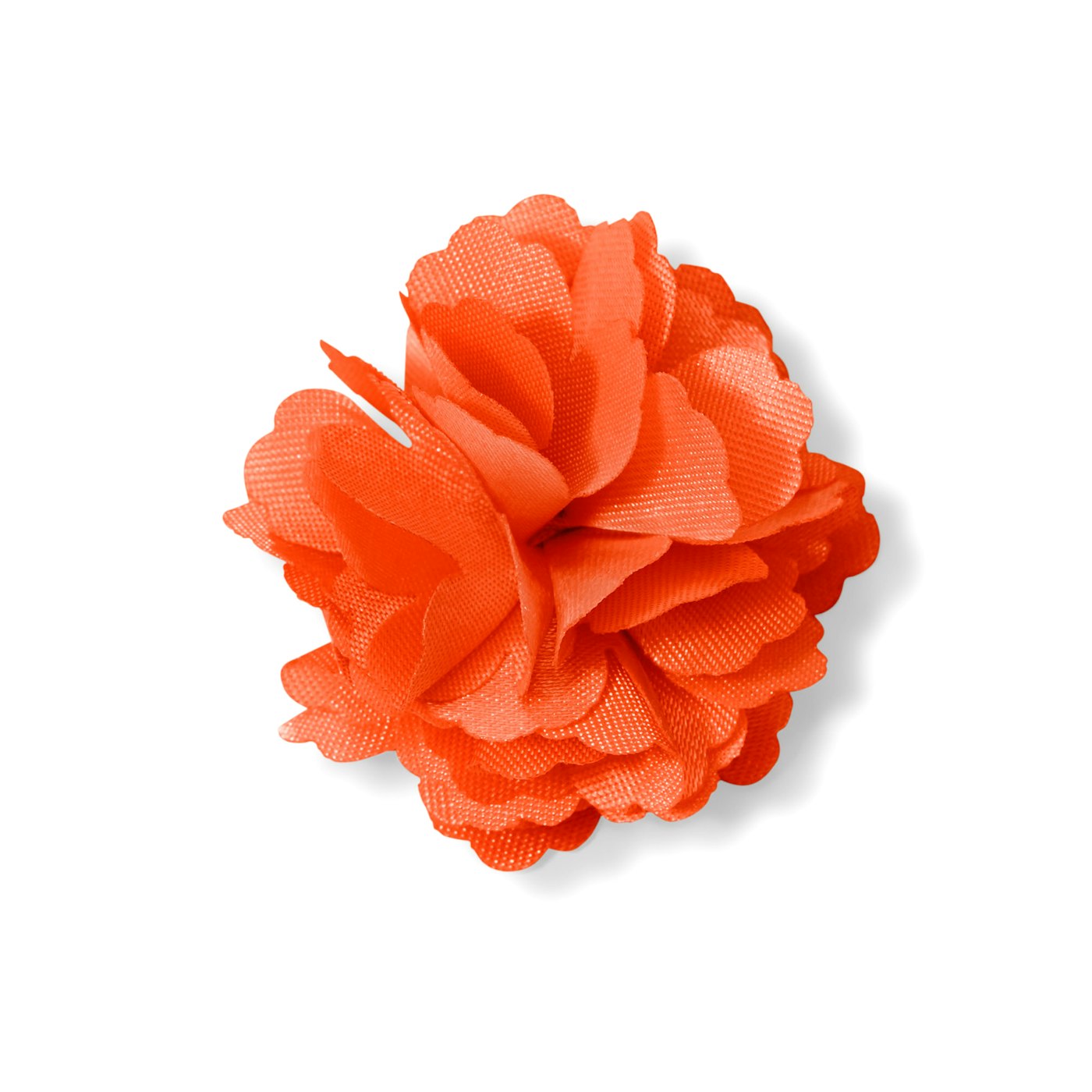 Dark Orange Carnation Lapel Pin