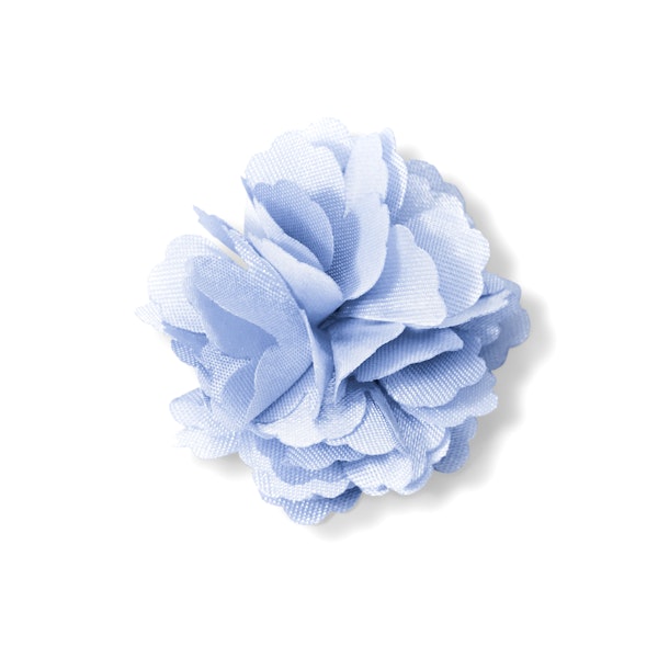 Ice Blue Carnation Lapel Pin