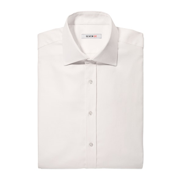 Ivory Spread Collar Shirt