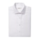 White Twill Spread Collar Shirt