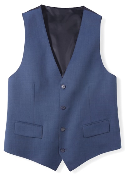 Mystic Blue Suit Vest