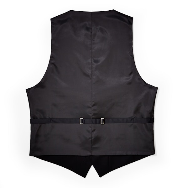 Slim Black Tailored Tux Vest