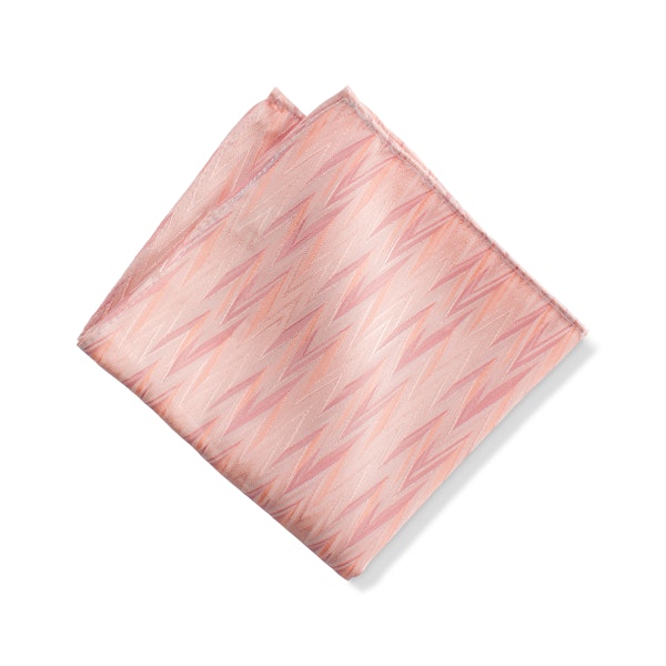 Petal Zig Zag Pocket Square