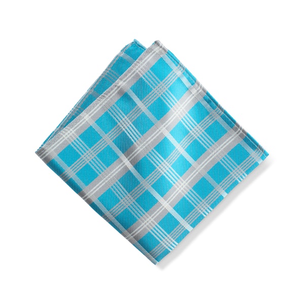 Malibu Plaid Pocket Square