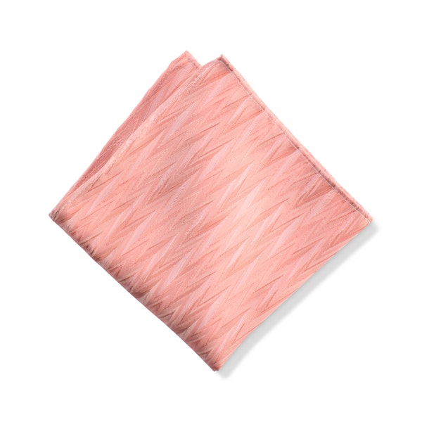 Coral Reef Zig Zag Pocket Square