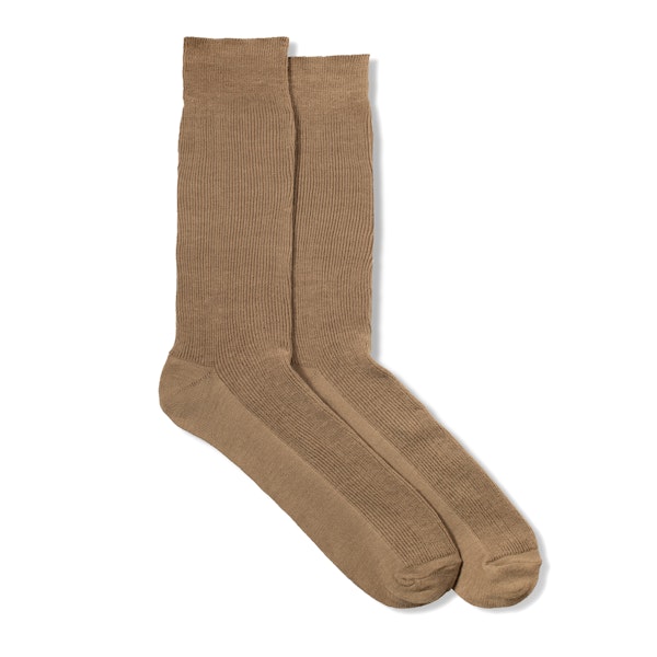 Tan Formal Socks