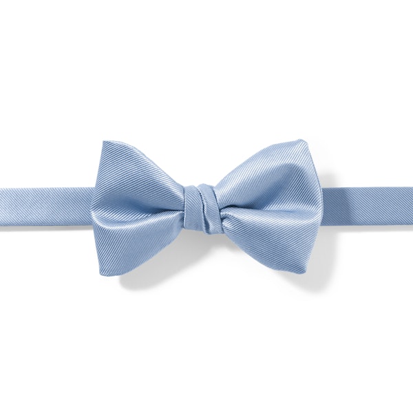 Ice Blue Pre-Tied Bow Tie