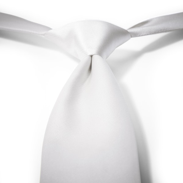 White Pre-Tied Tie