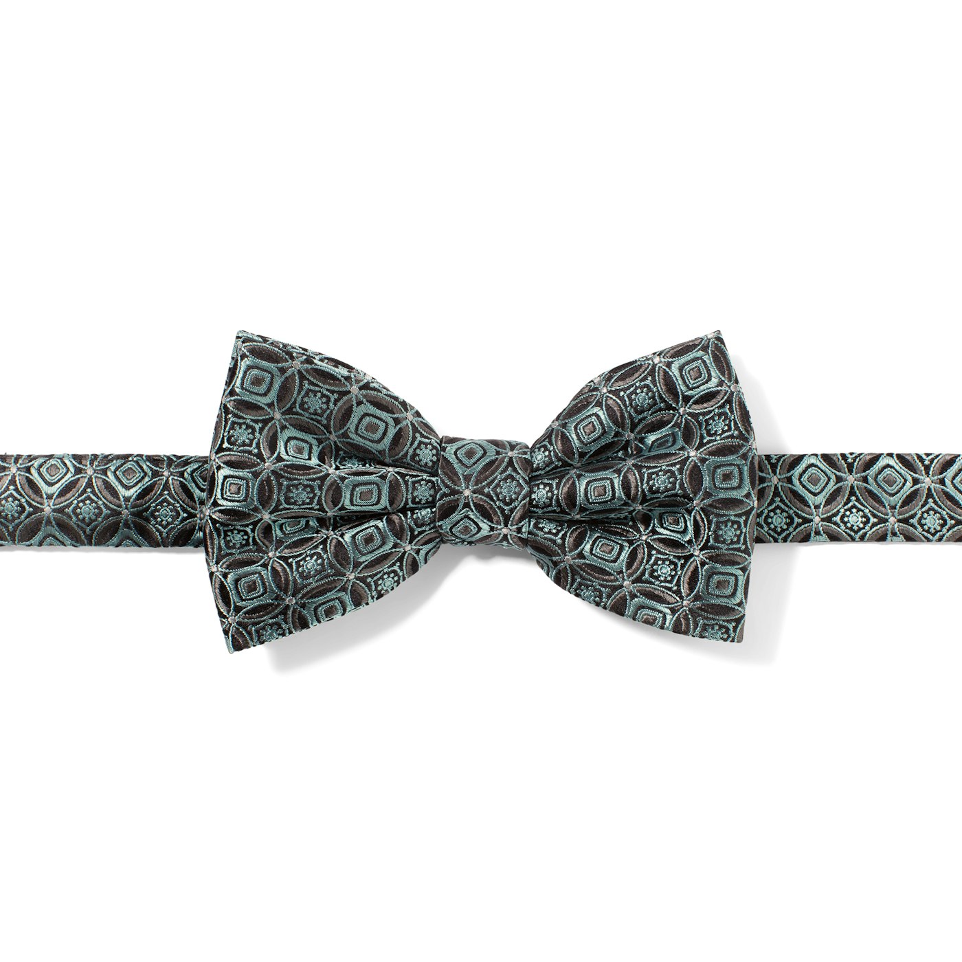 Mint Circle Pre-Tied Bow Tie