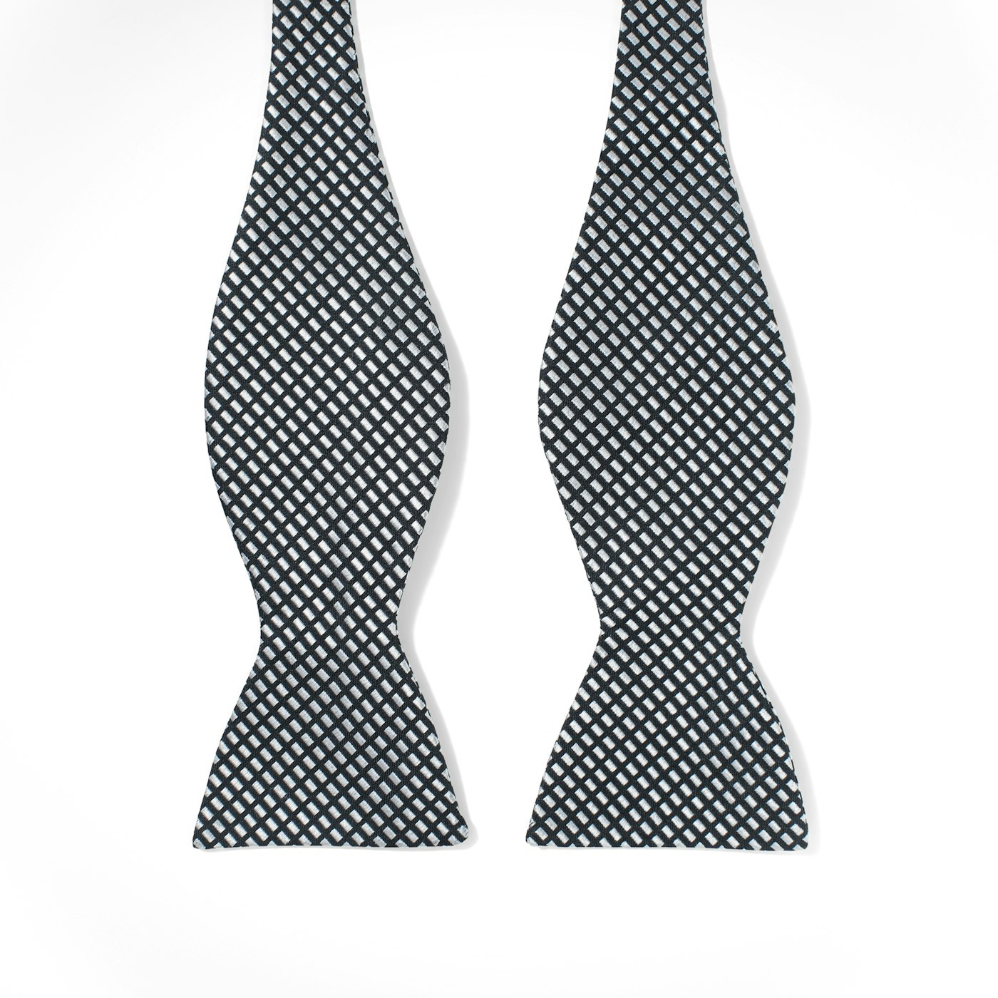 Black Diagonal Dobby Bow Tie