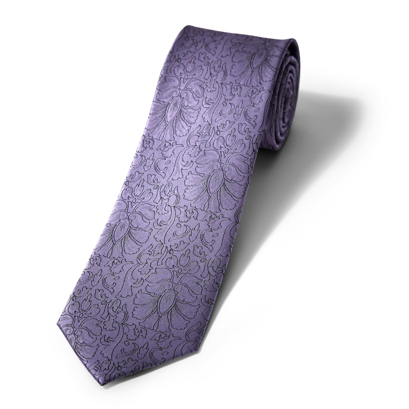 Lilac Floral Tie