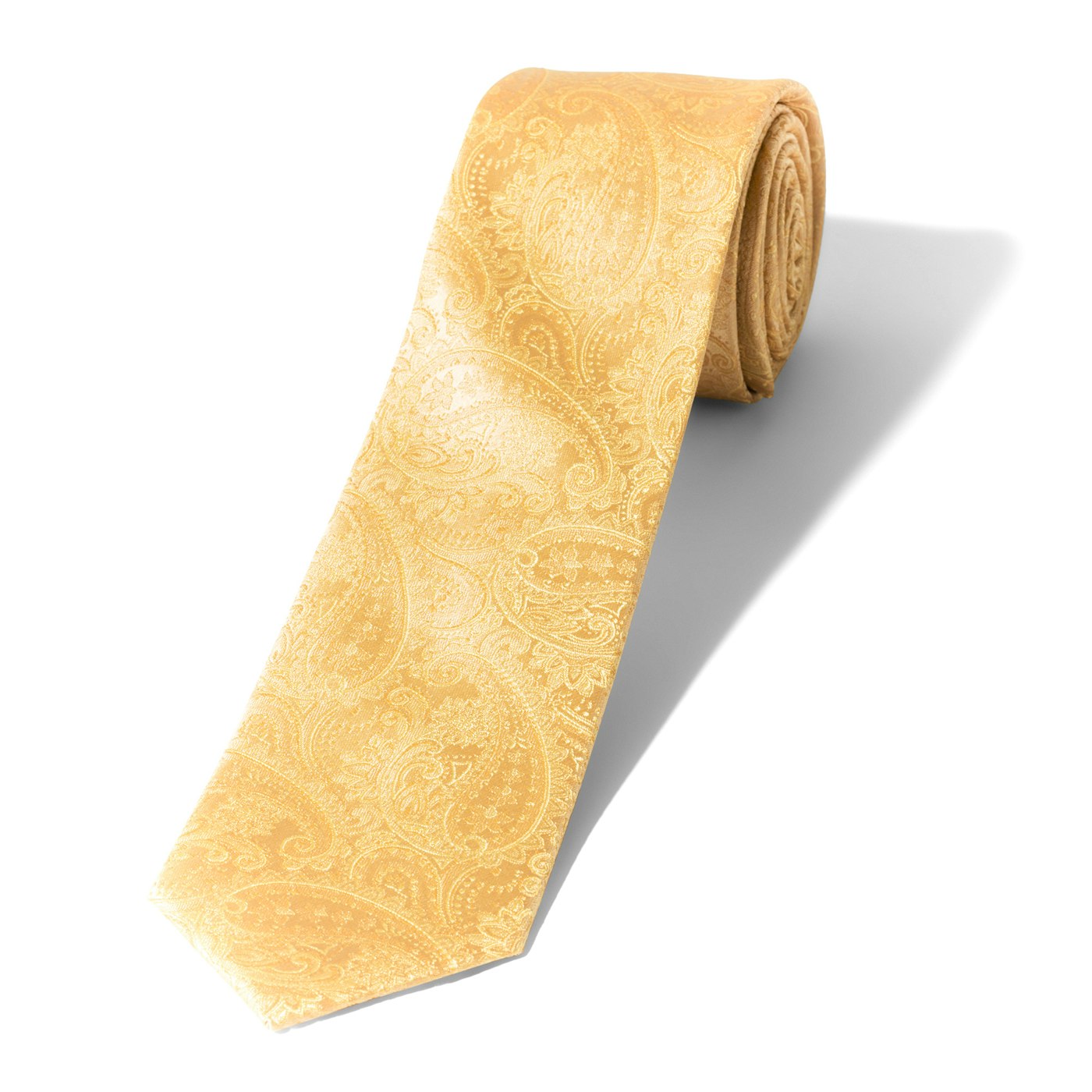 Yellow Paisley Tie