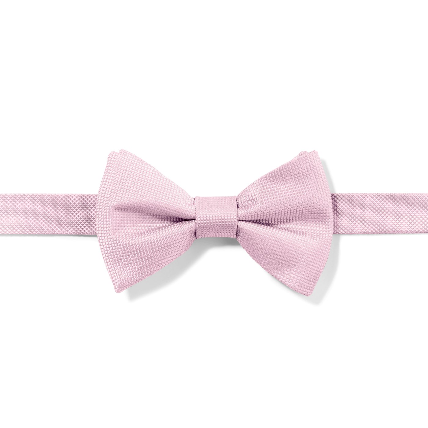Pink Textured Micro Square Pre-Tied Bow Tie