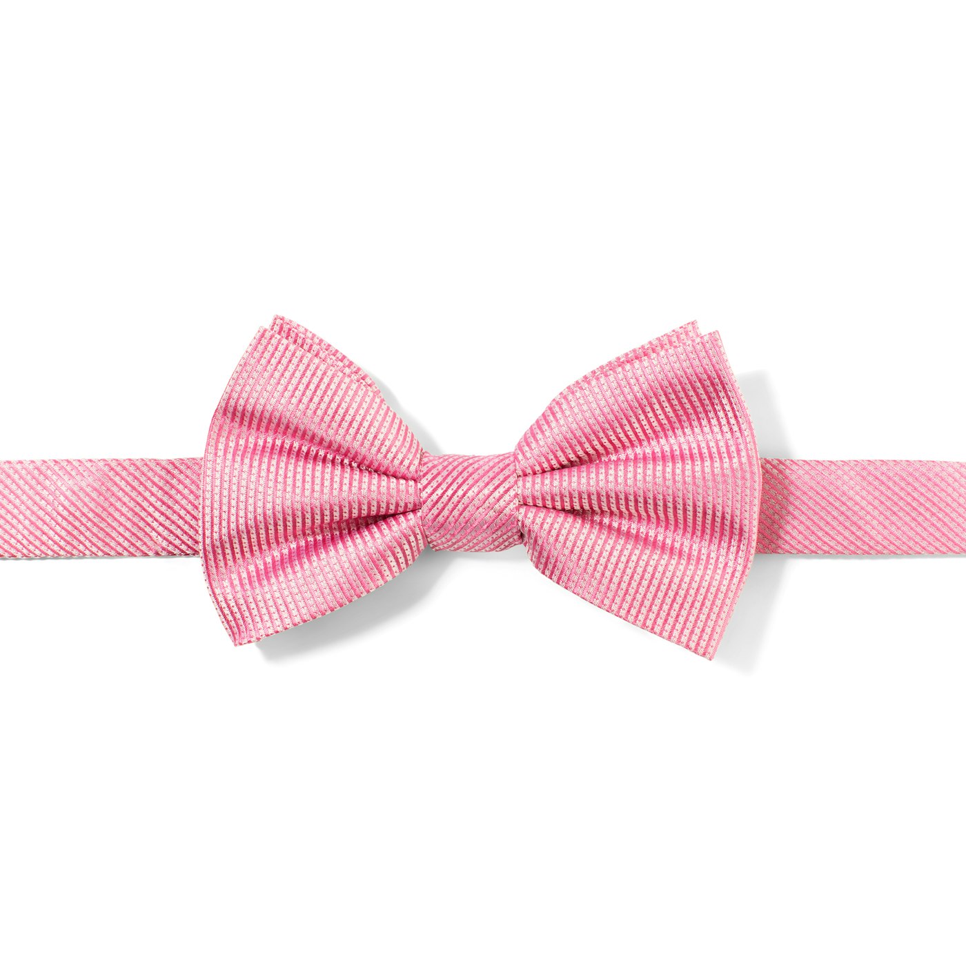 Pink Dobby Pre-Tied Bow Tie