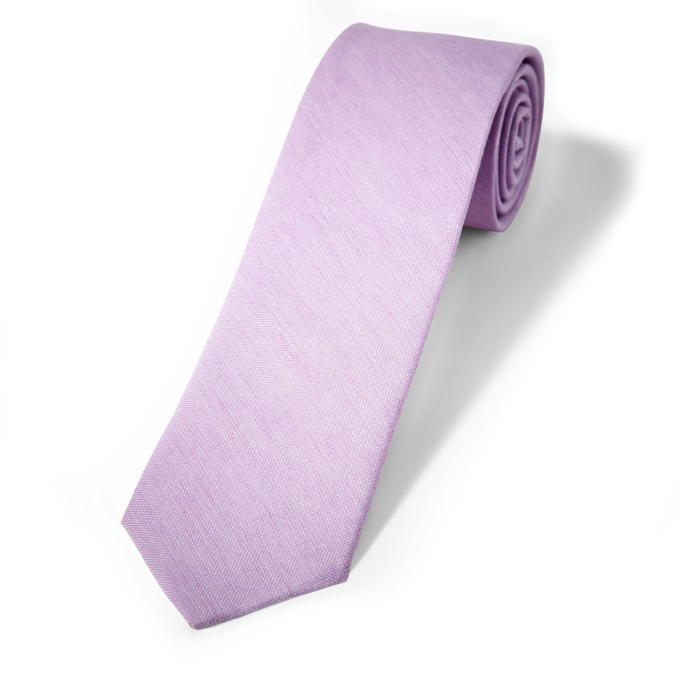 Lilac Linen Tie