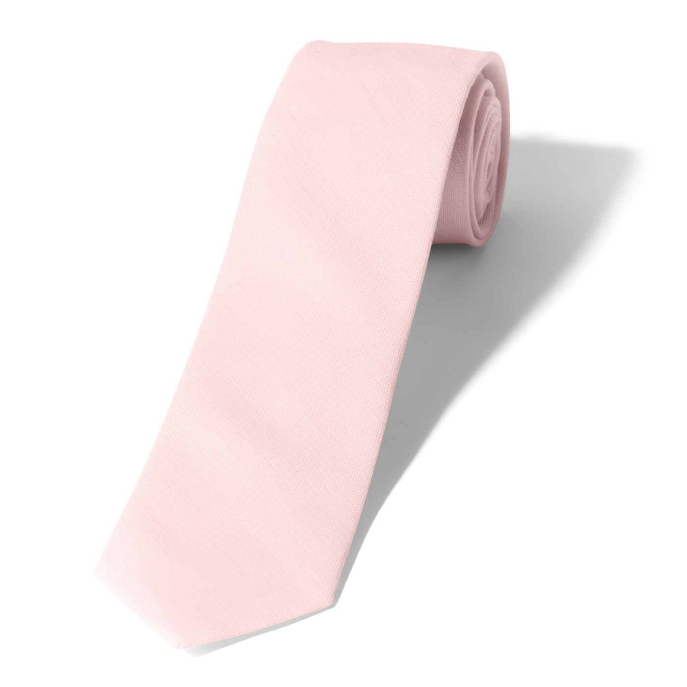 Pink Linen Tie