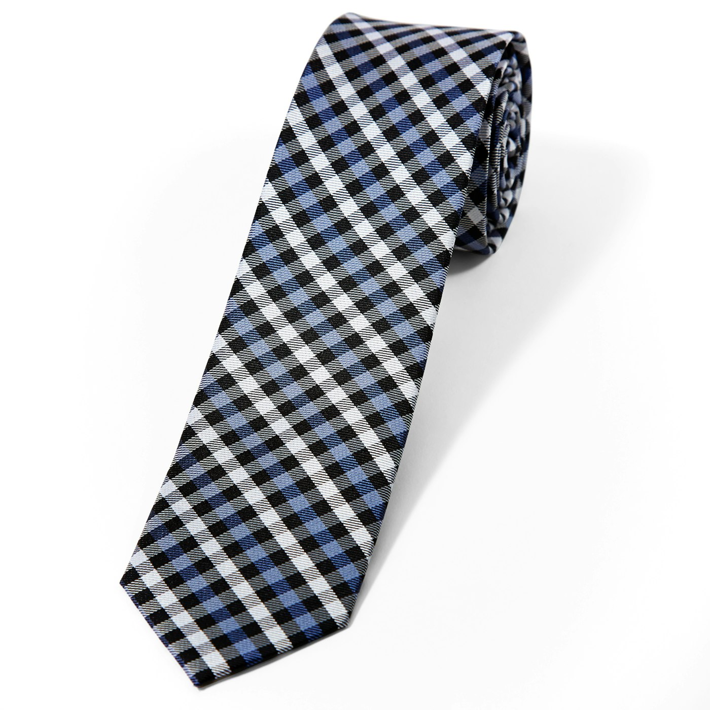 Blue Gingham Tie