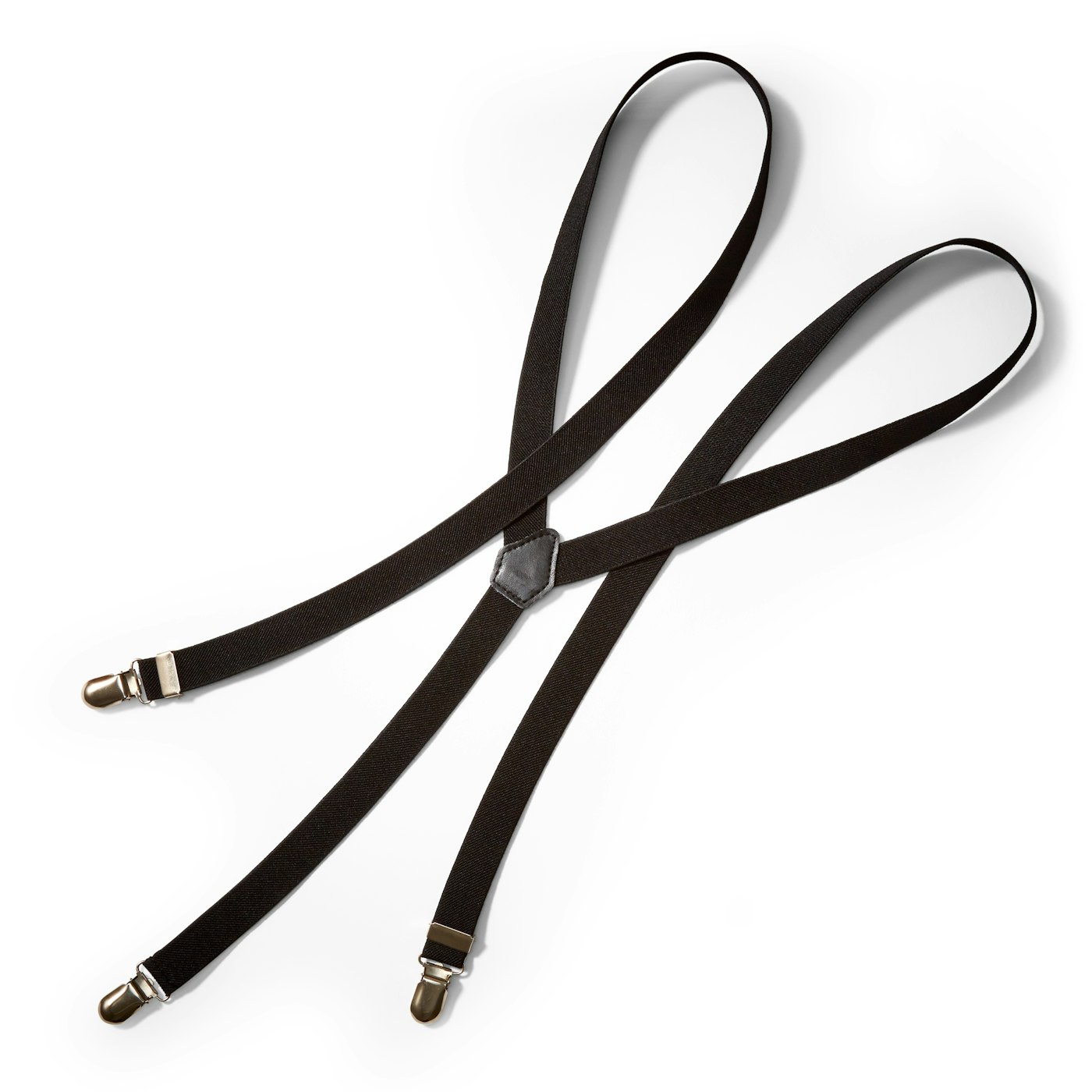 Skinny Black Suspenders
