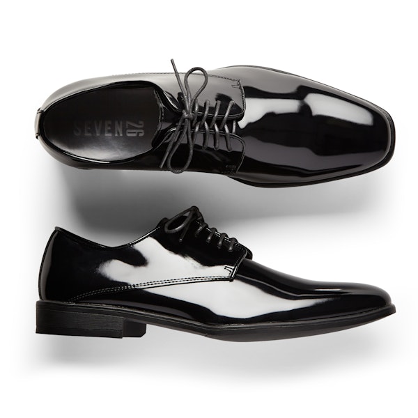 Uitbeelding Samuel Larry Belmont Black Patent Leather Shoes | Generation Tux