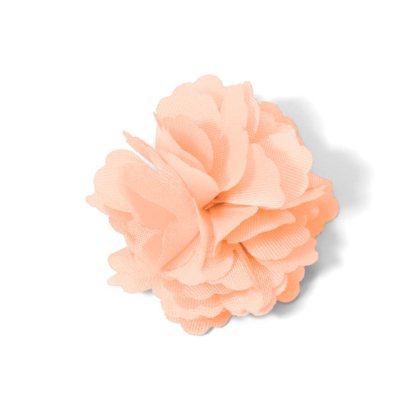 Peach Carnation Lapel Pin