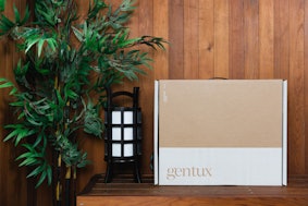 Gentux box on table