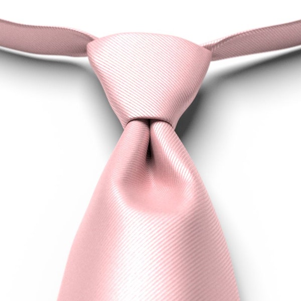 Tea Rose Solid Pre-Tied Tie