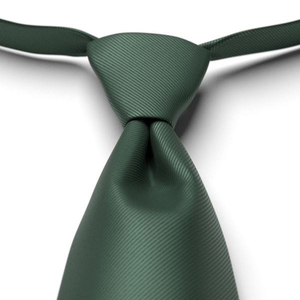 Hunter Solid Pre-Tied Tie