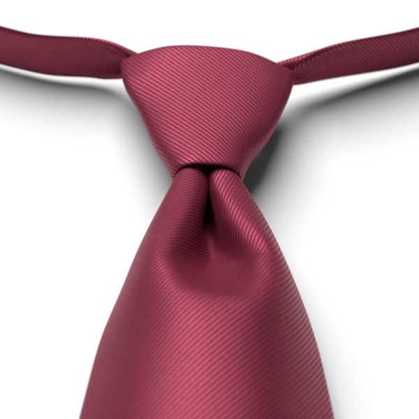 Mulberry Solid Pre-Tied Tie