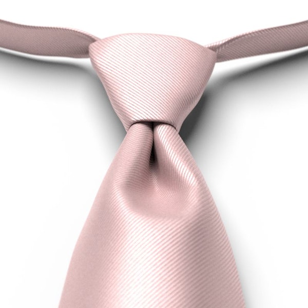 First Blush Solid Pre-Tied Tie