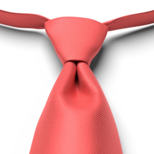 Guava Solid Pre-Tied Tie