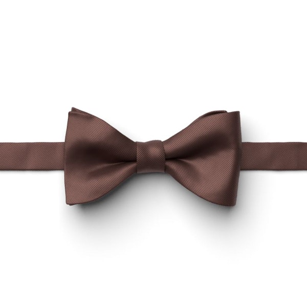 Cocoa Pre-Tied Bow Tie