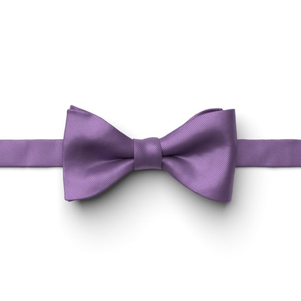 Purple Pre-Tied Bow Tie