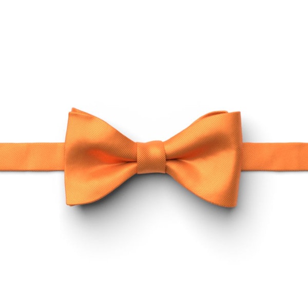 Tangerine Pre-Tied Bow Tie