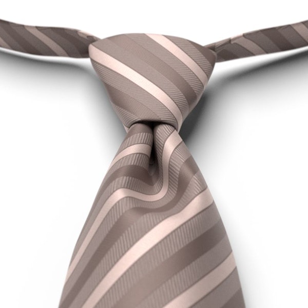 Portobello Striped  Pre-Tied Tie