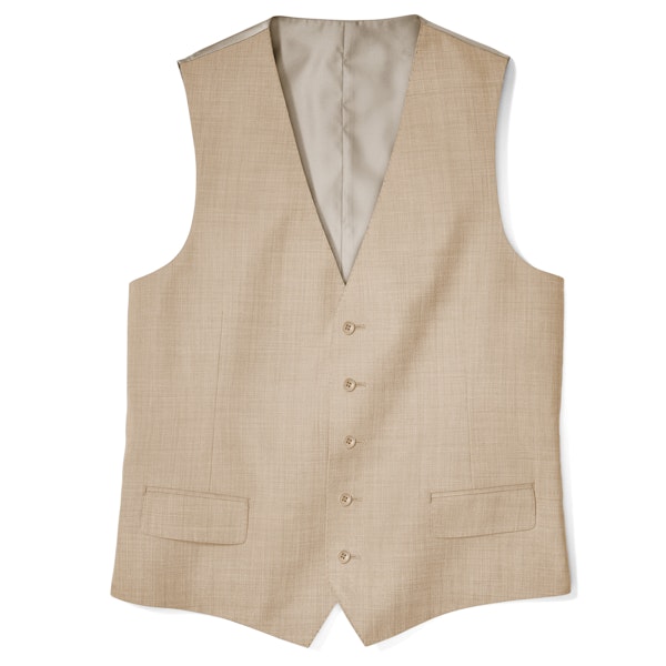 British Tan Suit Vest Generation Tux